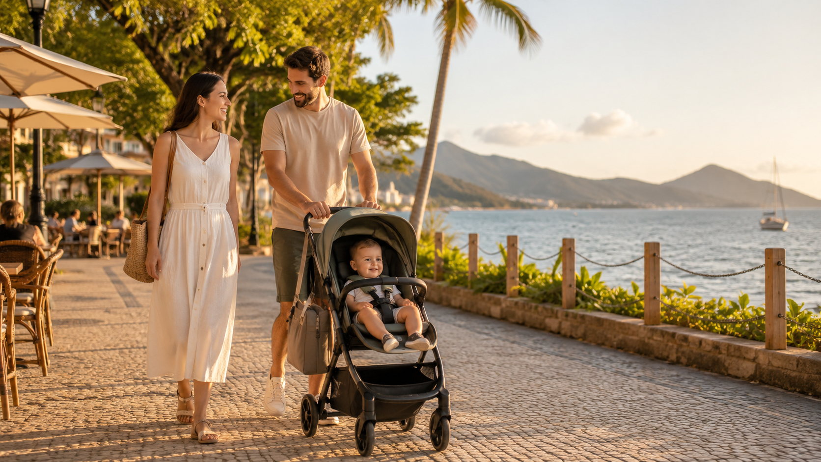 Destinos leves: roteiros possíveis para viajar com bebê