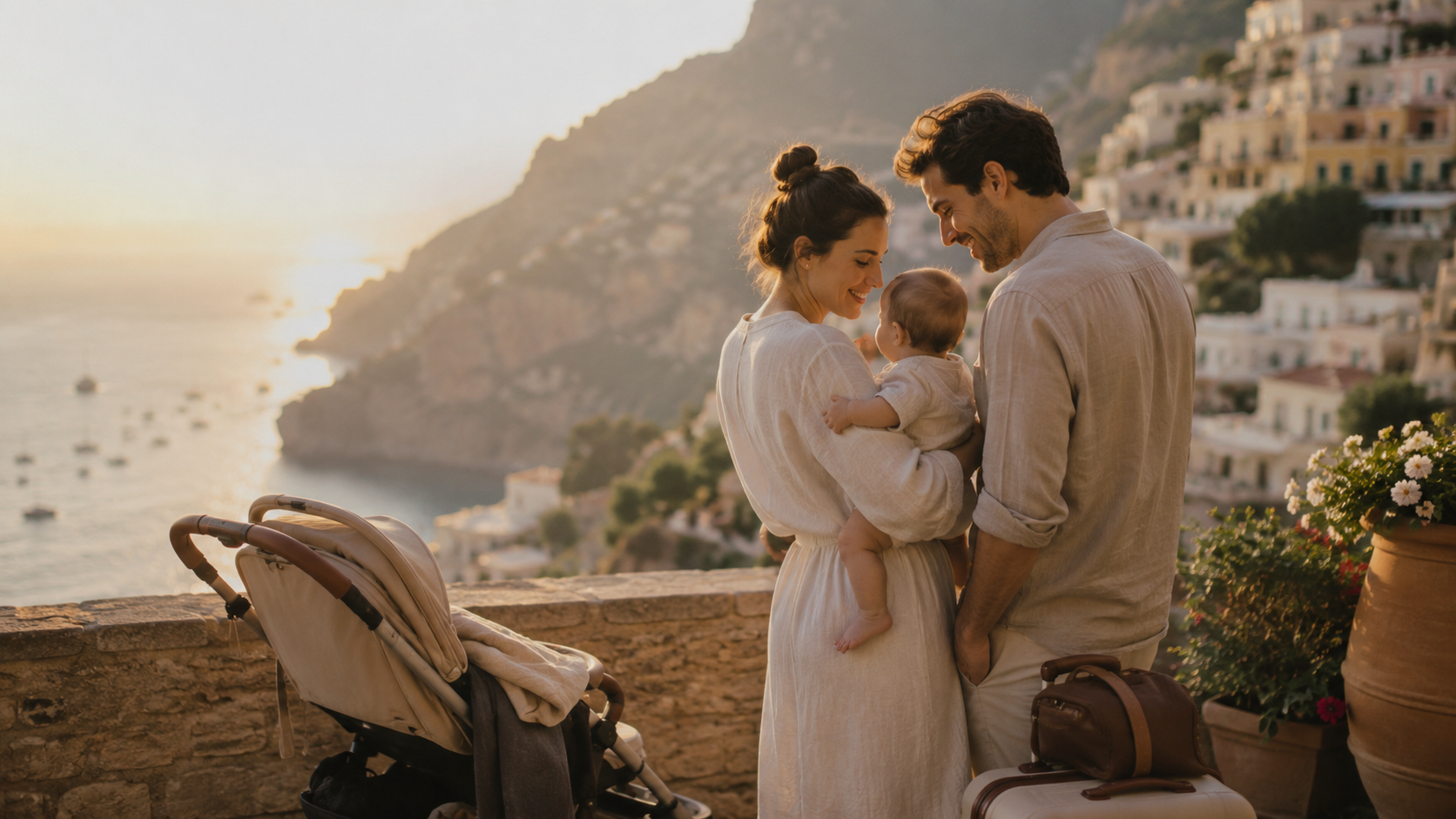 Família viajando com bebê e vivendo uma nova forma de conhecer o mundo