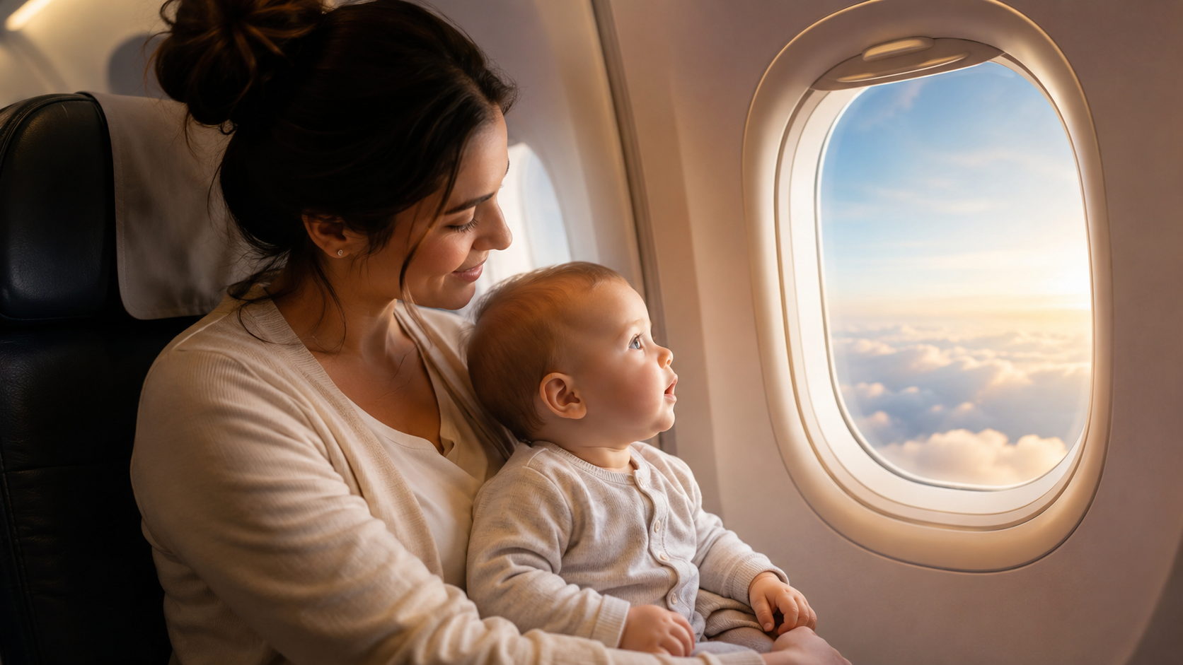 Como viajar de avião com bebê pela primeira vez